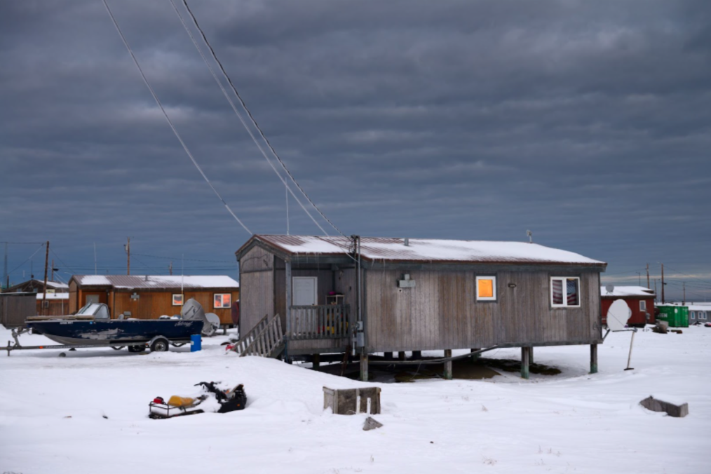 A home in a small Alaska town